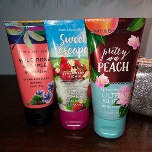 New! Bath & Body Works 3 Set Body Creams